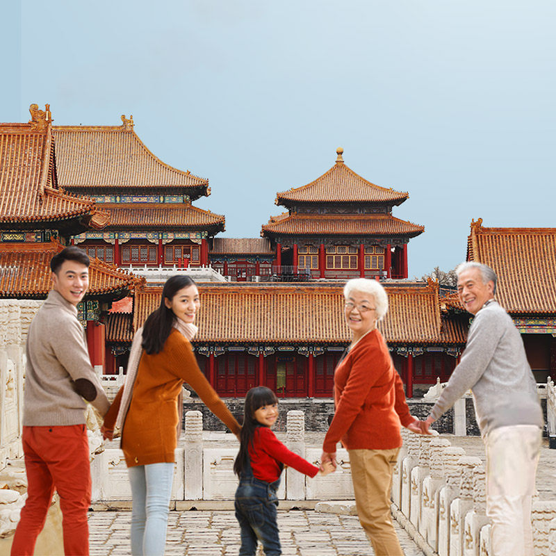 北京旅游私家团精品小团5天4晚跟团游五日游故宫长城套餐一家一团