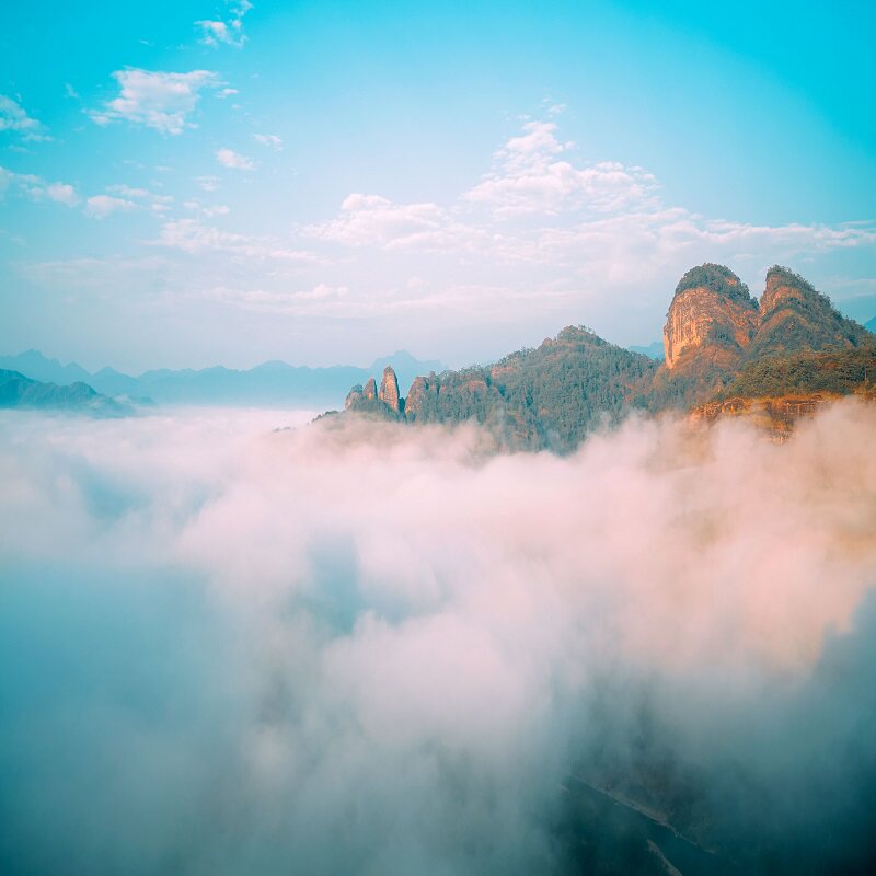 【夜游武夷山】南平武夷山一日游九曲溪竹筏漂流印象大红袍演出