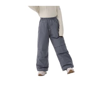 
Q21 children's down pants warm 95 white duck down outer wear thickened autumn and winter trousers overalls waterproof umbrella pants