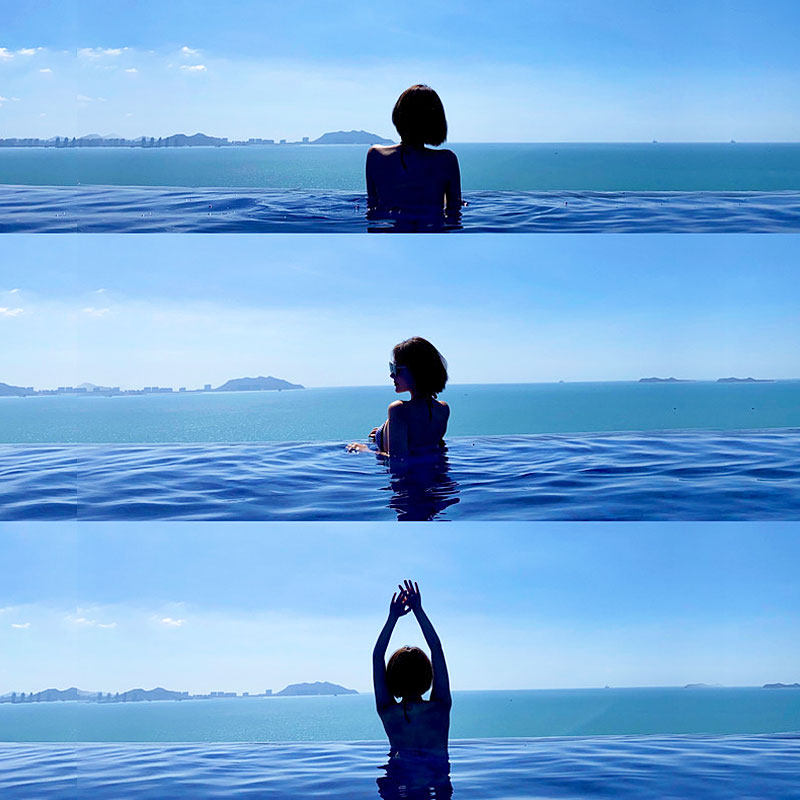 春节可约三亚康年酒店3天2晚楼顶无边泳池海景套餐海鲜自助晚餐海岛旅拍全海景套房度假