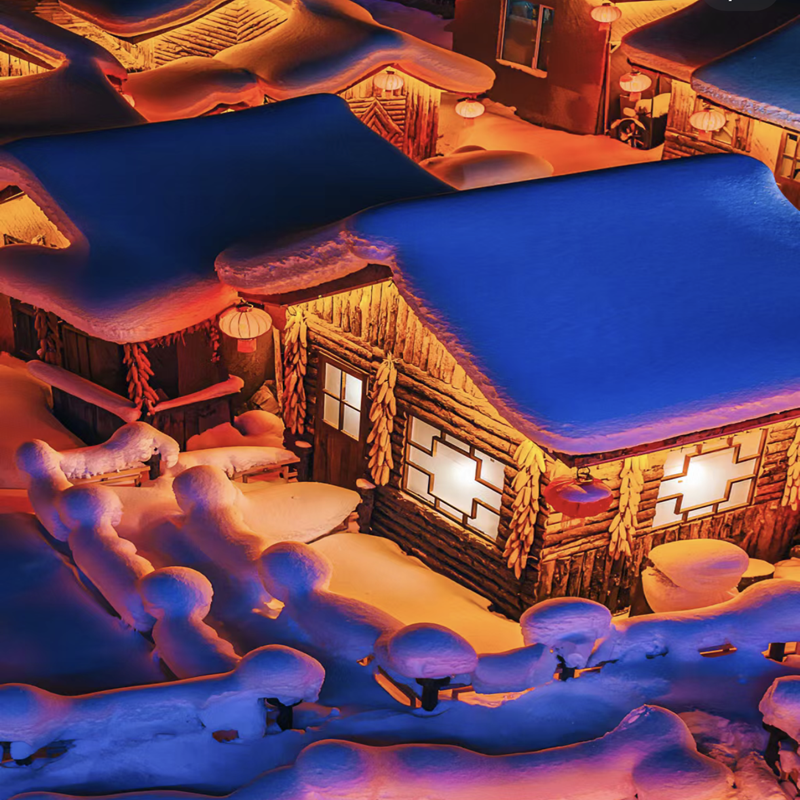 JH亚布力雪乡金牌三日游 2-6人小团 赠送四大娱乐项目