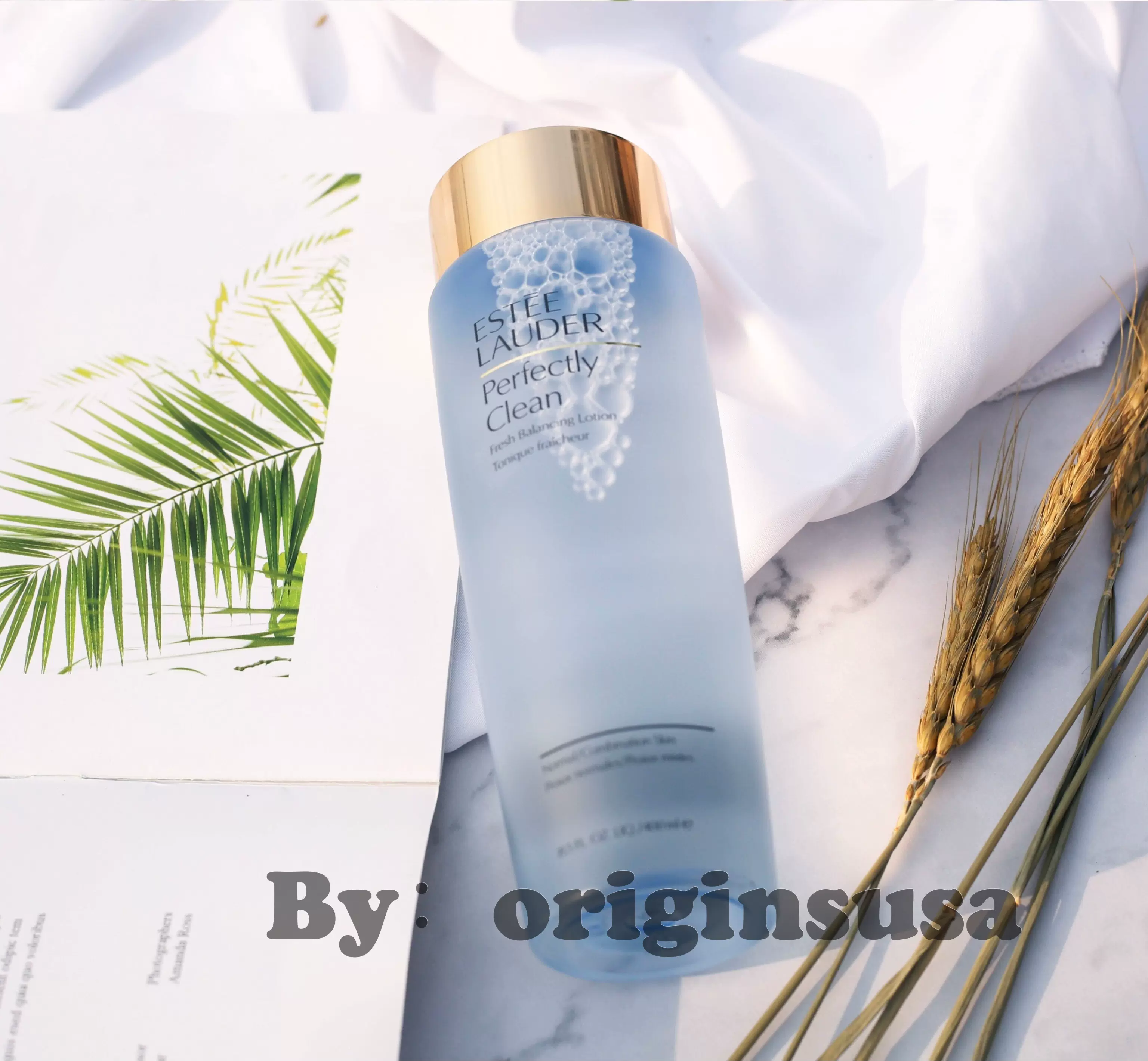 美国采购 现货 雅诗兰黛爽肤水 细致焕采大蓝水400ml混合油性肌肤