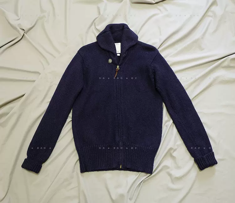 中古现货VISVIM STURGIS SWEATER F.Z 13AW秋冬开司米羊毛毛衣-Taobao