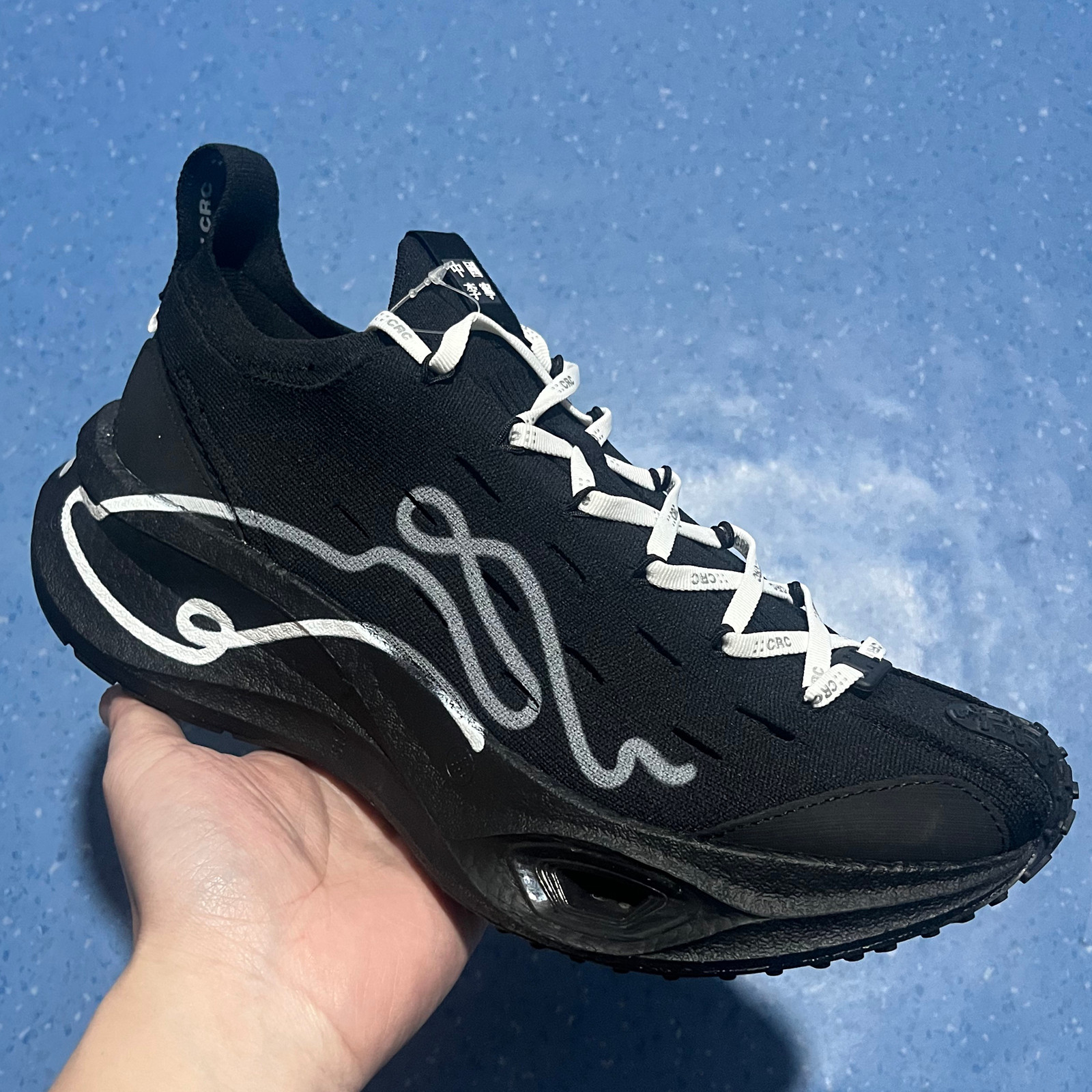 Li Ning Feidian CRC мужская обувь с поддержкой карбоновой пластины, устойчивая, дышащая, амортизация, спортивная повседневная обувь для бега, AZGU001