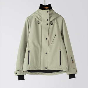 [Highline Series] Good old money! Detachable collar waterproof and windproof waist hooded laminated jacket