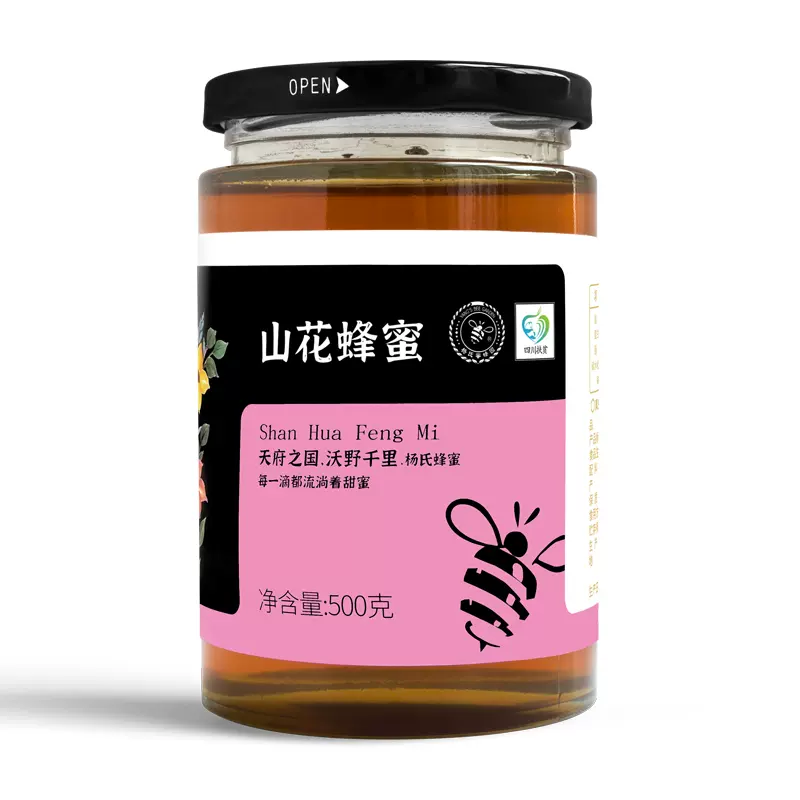 百花蜜山花蜜杨氏蜜蜂园百花蜂蜜