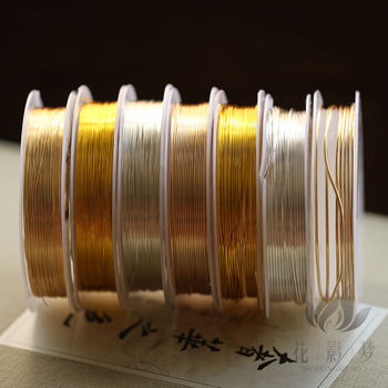 diy letter shaped anti-oxidation silver copper wire hairpin