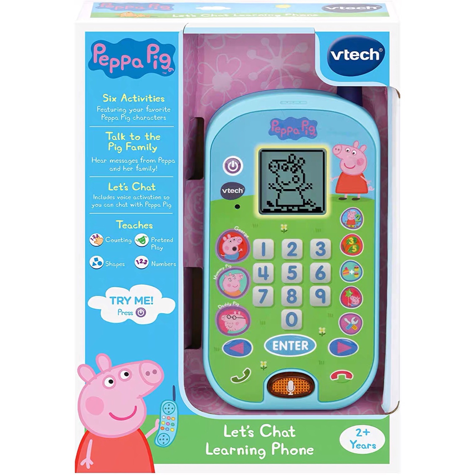 SPOT U.S. VTECH   PEPPA    ùķ̼ ޴ ȭ ȭ  峭 2+