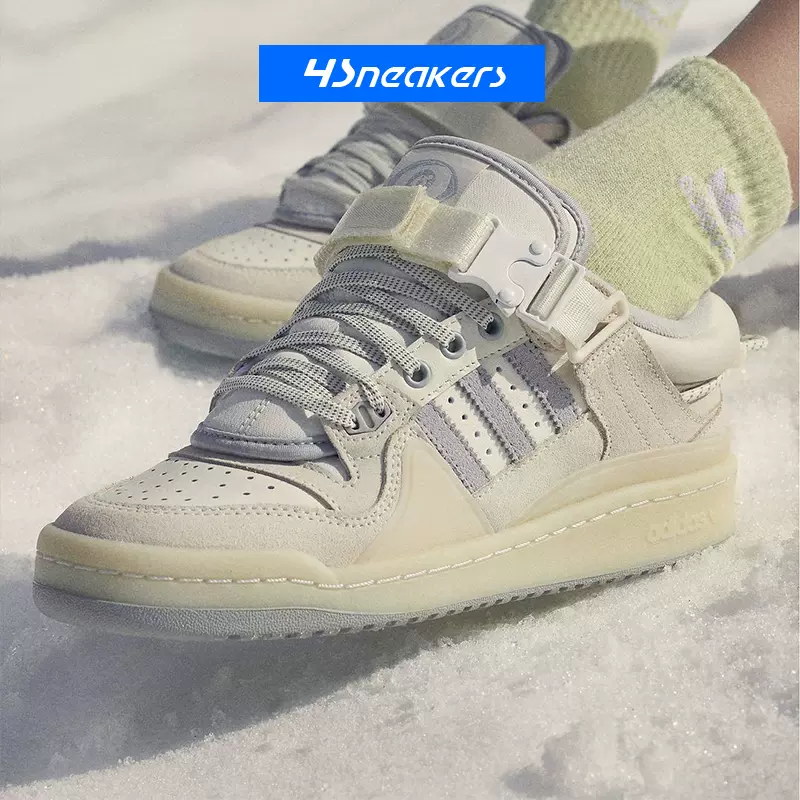 Adidas Bad Bunny x Forum Buckle联名休闲运动板鞋HQ2153-Taobao