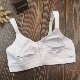 
75D80C85CD Foreign Trade Large Size Ultra-Thin Sports Bra Wide Shoulder Strap Full Cup White Wireless Wire Large Breast Underwear