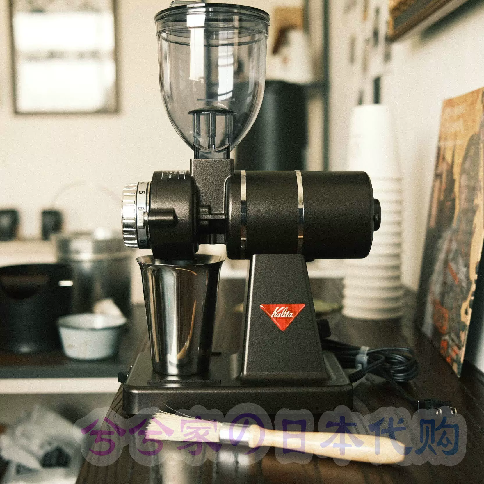 日本原裝kalita磨豆機nice cut g電動咖啡磨豆機咖啡豆研磨機100V-Taobao