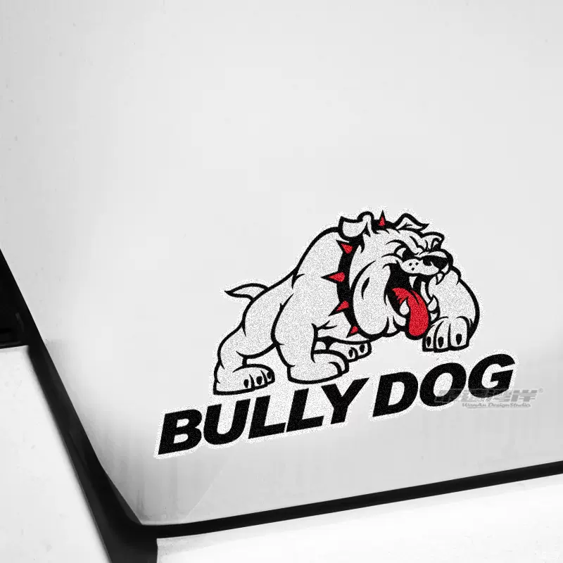 最速湾岸车贴ecu改装贴纸bully恶霸犬大狗卡通贴车窗贴纸