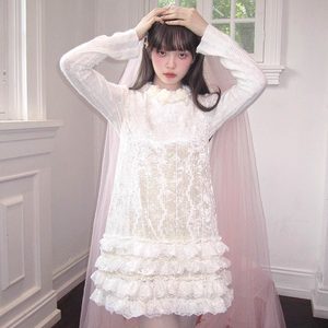 Nanxi velvet vest skirt female 2024 winter new loose sleeveless A -line cake skirt with dress
