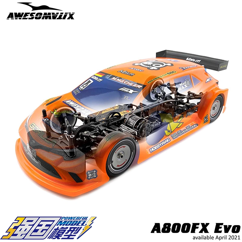 ホビーラジコン AWESOMATIX A800XA EVO Red RC » Awesomatix A800FX Evo 1/10 FWD touring car