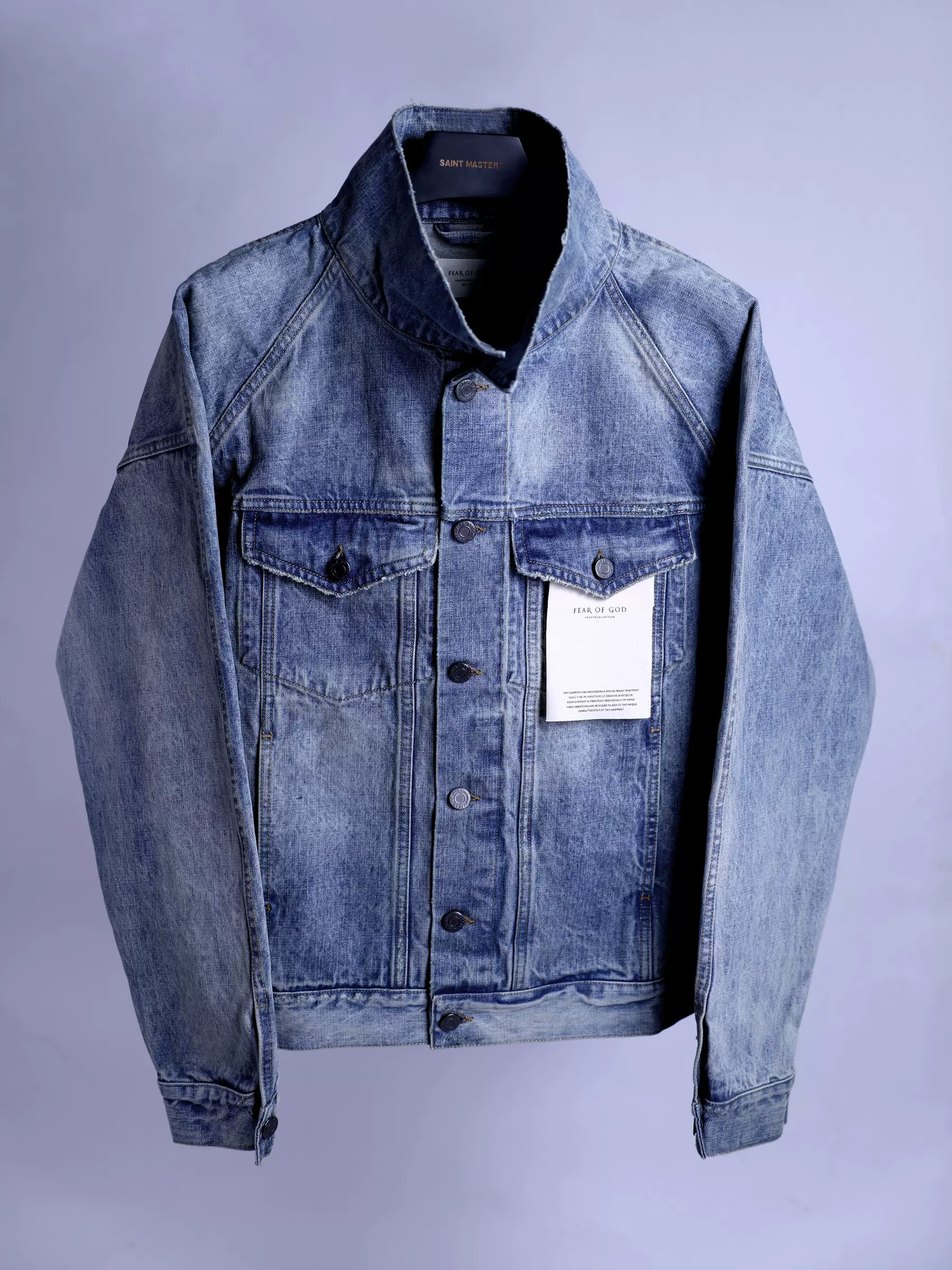 Saint Master×Fear of God 4th Denim Jacket日产冈山牛仔夹克-Taobao