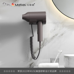 Hotel hair dryer wall-mounted Matias