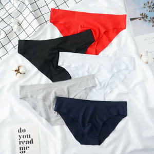 2 packed men's underwear in summer thin low -waist, one -piece without trace triangle, Moder cotton U bullish free shipping
