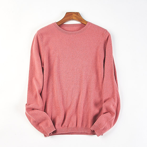 
High-quality foreign trade pure wool sweater thin sweater for women H83256 spring, autumn and winter round neck solid color bottoming shirt top
