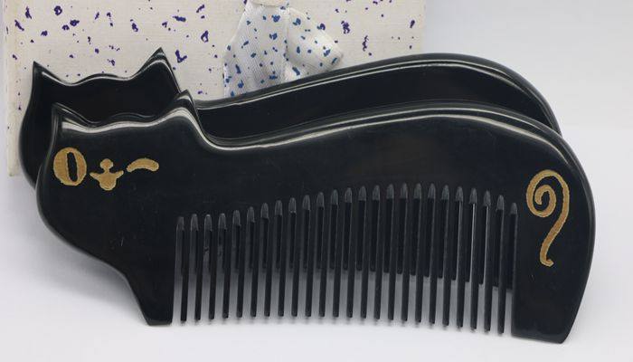 理容美容櫛 牛櫛 Amazon.co.jp: 7.48 インチの自然な水牛の角の櫛の櫛