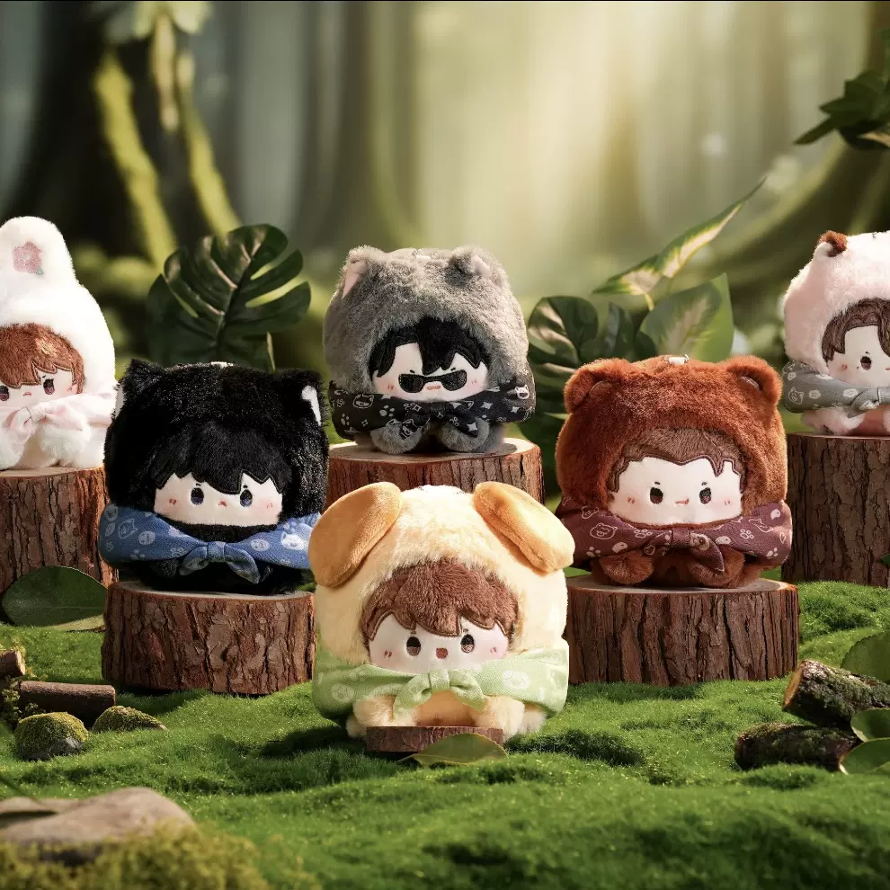 歪瓜出品正版盗墓笔记绒绒寻宝队毛绒盲盒吴邪