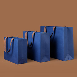 High-End Kraft Paper Bags, Handbags, Clothing Bags, Tea Bags, Corporate Logo Printed Shopping Handbags, Gift Paper Bags