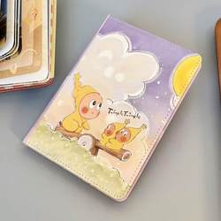 Purple Sunset Star-Themed Notebook with a Leather Cover, Thick Pages, High Aesthetic Value, Beautiful Student Diary, Notebook, Memo Book