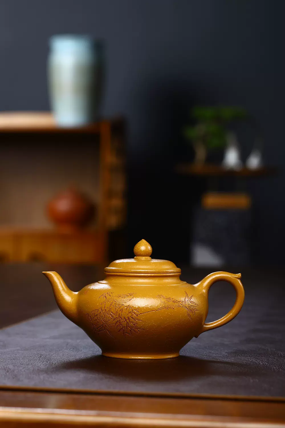 中国紫砂壺•急須•茶道具【萬亞钧 造】在銘；xg9-0 中国急須小壺 在銘 中国紫砂壺•急須•茶道具【萬亞钧