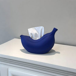 Creative Banana Tissue Box, Tissue Holder, Living Room, Light Luxury, High-End Feel, Living Room, Dormitory, Bedroom, Cute Decoration, Dining Table