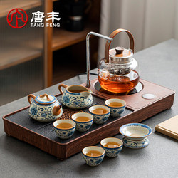 Small High-End Kung Fu Tea Set 2026 New Model Light Luxury High-End Fully Automatic Integrated Tea Tray Tea Table Complete Set