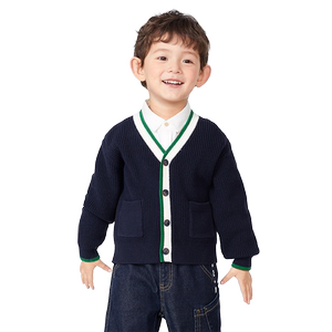 
Balabala children's clothing children's sweaters boys 2026 new spring and autumn sweaters baby cardigans girls tops