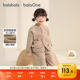 
Balabala children's home clothing set for boys and girls 2025 winter new half-length velvet