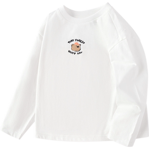 
Balabala children's clothing children's long-sleeved T-shirts boys' clothes spring and autumn pure cotton bottoming shirts T-shirts casual versatile tops