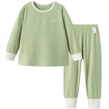 Balabala autumn coat and long johns suit winter thickening