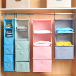 Wardrobe Storage Magic Tool: Hanging Bag for Clothes, Underwear, Wall-Mounted Storage Rack, Sock Storage Bag Hanger