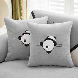 Cartoon Pillow Backrest Pillowcase for Sleeping with Legs Folded 2025 New Light Luxury Living Room Sofa Pillow Backrest Cushion Anti-Cat Scratch