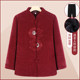 Elderly women's winter coats, grandma's Tang suit, mother's velvet tops, elderly ladies' imitation mink velvet thickened clothes