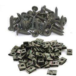 Electric Vehicle Motorcycle Self-Tapping Screws Plastic Parts Shell Self-Tapping Screws Nuts Card Clips Iron Clips