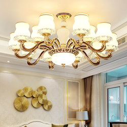 European-Style Living Room Chandelier, Main Light for the Hall, Modern Minimalist Dining Room Lighting Package, Whole House Combination Set, 2025 New Model