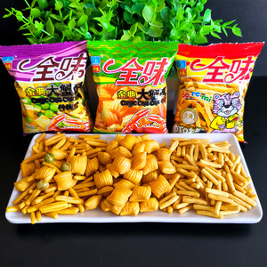 天津全味大蟹酥散装500g包邮称重爽爽蟹味咪虾条膨化零食小吃不贵