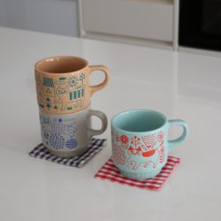 Japanese Imported Decole Vintage Coffee Ceramic Cup, Household Mug, Cat Cup, Water Cup, Design-Focused and Niche