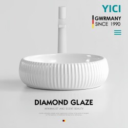 Creative Art Ceramic Countertop Basin Single Basin Washbasin Matte Black Countertop Washbasin Wash Basin Sink Basin