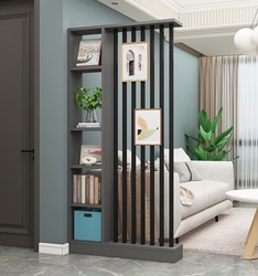 Entryway Screen Partition Living Room Entryway Cabinet Small Apartment Floor-Standing Screen Partition Living Room Entryway Cabinet Home Light