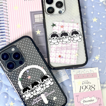 
Floral coconut designer co-branded polka dot mobile phone case
