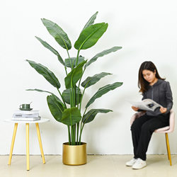 Nordic Style Artificial Green Plants, High-End Light Luxury Monstera Landscaping Combination, Tropical Plant Potted Plants, Window Decoration Ornaments
