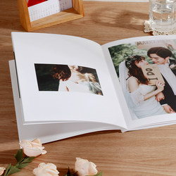 6-Color Printed Glue-Bound Photo Book Souvenir Album Production Photo Album Album Handmade DIY Creative Wedding Dress Baby Photo Studio