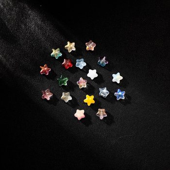 20 8mm glass star sparse bead bracelet DIY material