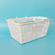 Convenience store shopping basket supermarket handbasketball plastic basket wine basket stationery store small and medium basket white black