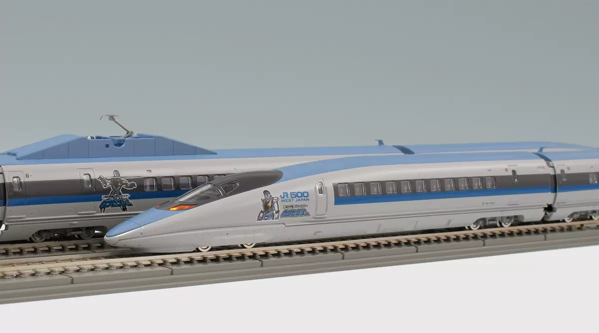 TOMIX 98936 N比例火車模型500系山陽線鐵鐵俠8節編組新幹線-Taobao