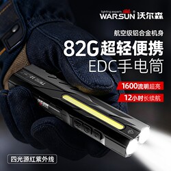 Wolsen T9 Pro Strong Light Portable Flashlight Rechargeable Ultra-Bright Outdoor Lighting Repair Small Work Light