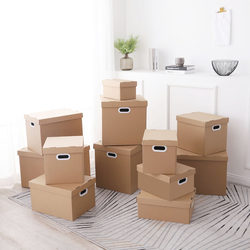 Kraft Paper Carton, Paper Box, Financial Accounting Archive Document, Large Box, Storage Box, Book Folding Carton, Gift Box